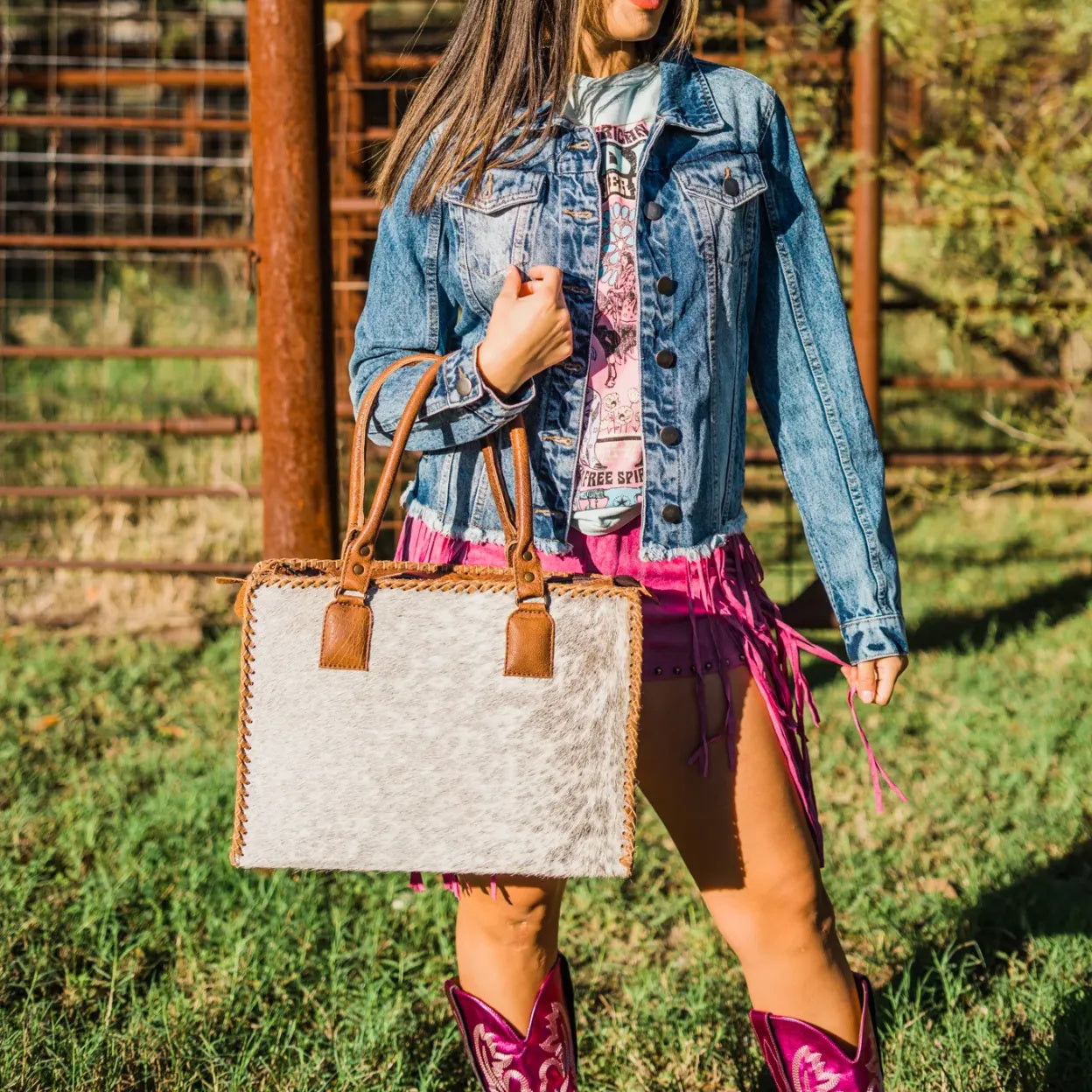 Beauty Of Westside Leather Bag