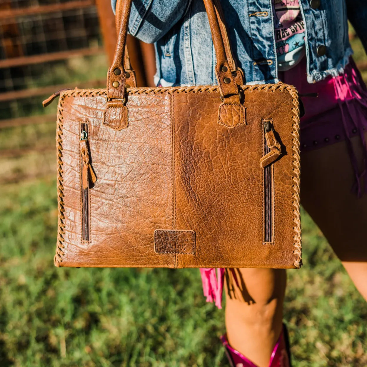 Beauty Of Westside Leather Bag