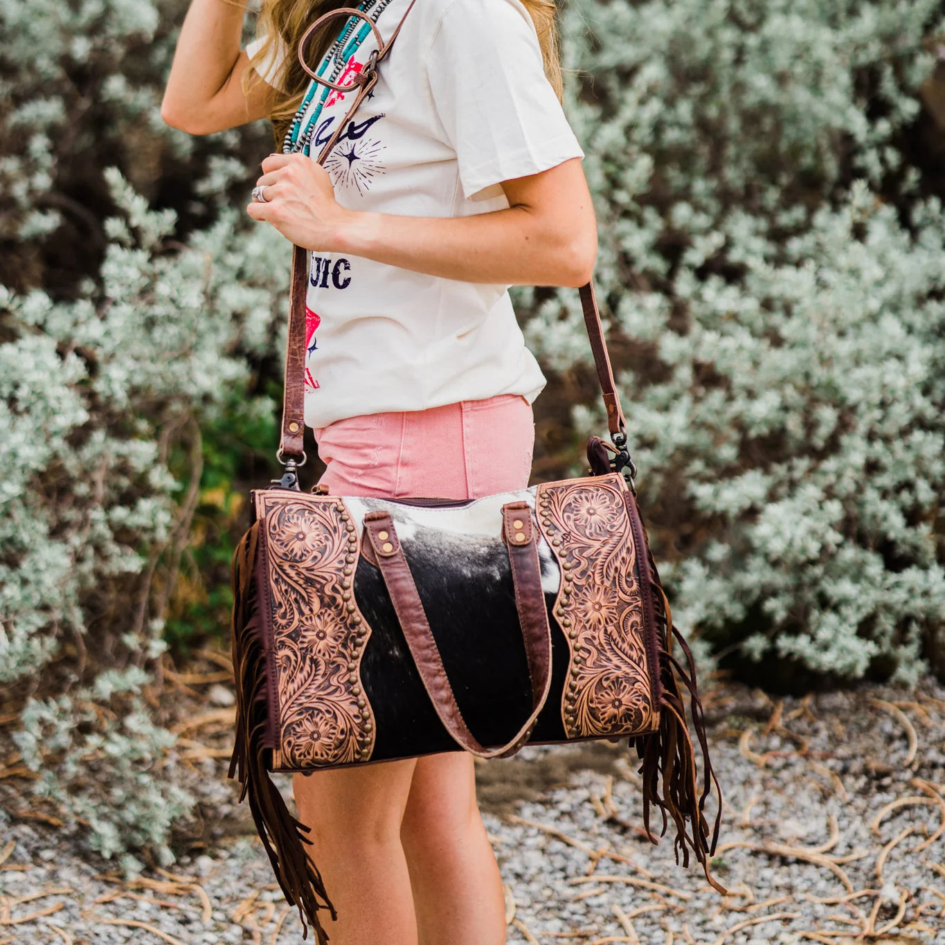 Elated Pledge Leather Bag
